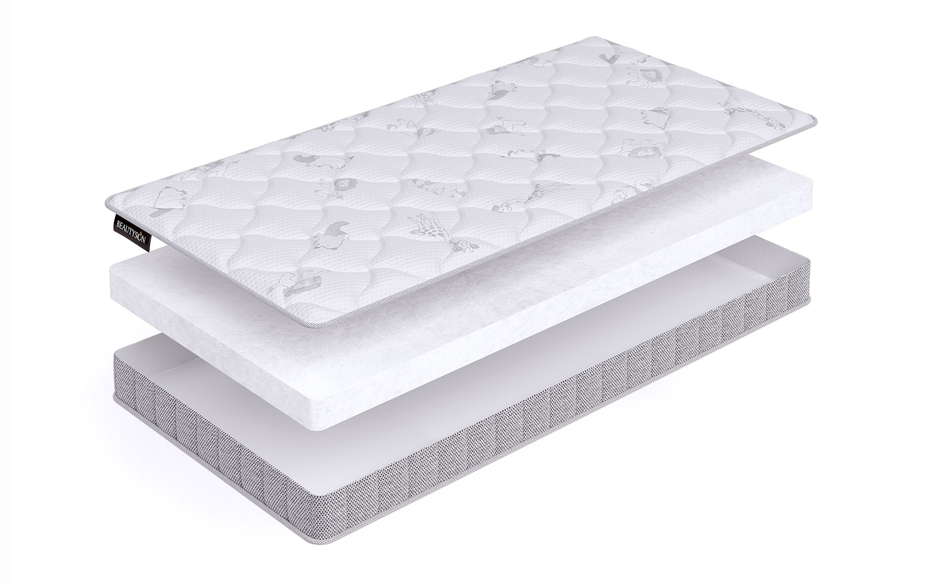 детский матрас Beautyson Baby Fiber 8 LUX 1 Beautyson Baby Fiber 8 LUX