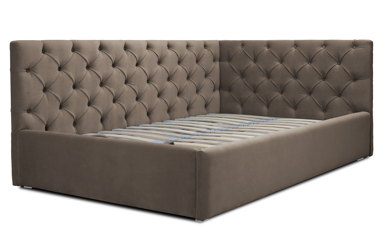 кровать Flepers Lion Оливия без ящиков правая 1 Flepers Lion Оливия без ящиков правая