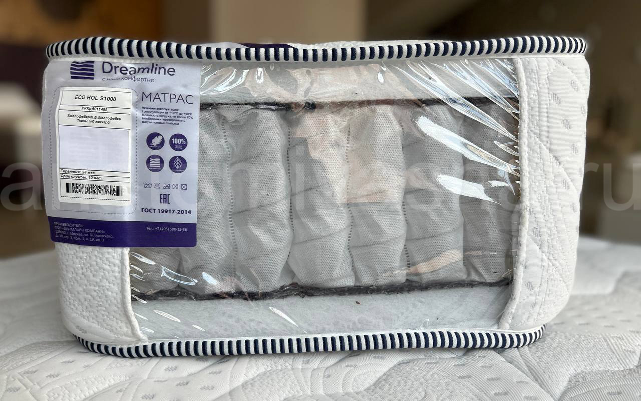 отзыв о Матрас DreamLine Eco HOL S1000 фото 5